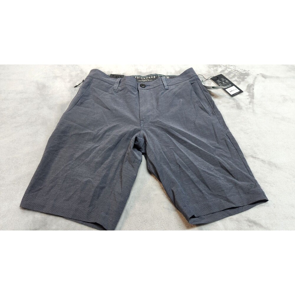 7 Diamonds‎ Mens Size 29-10 Waist Gray Intertidal Hybrid Shorts NWOT